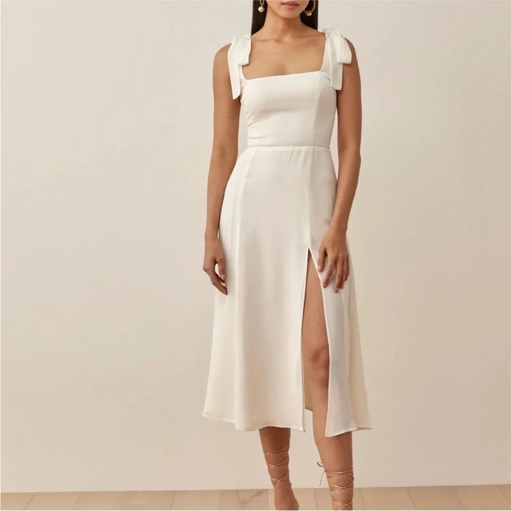 NWT reformation twilight dress in ivory - Picture 1 of 9
